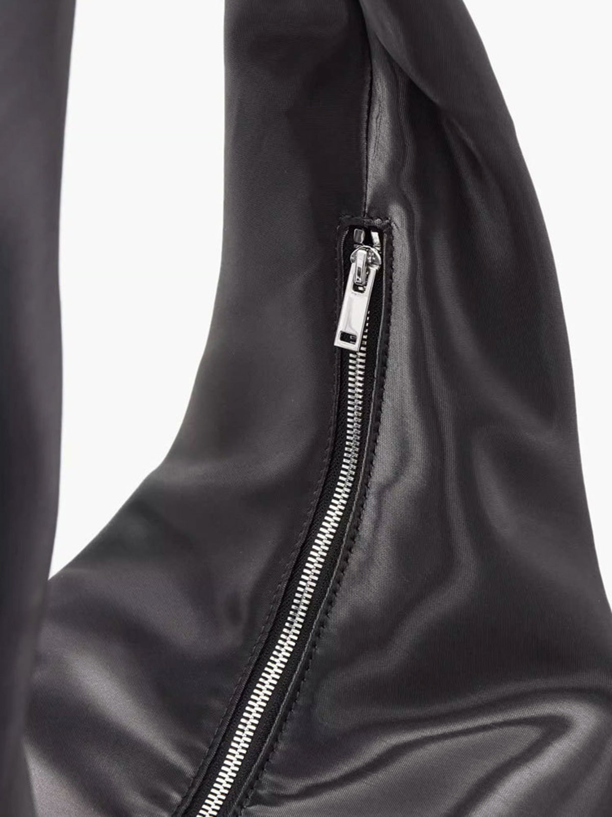 Saten Kızdırma Çanta Siyah Minimalist Tasarım