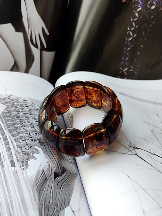 Mermer Kristal Doku Akrilik Bilezik