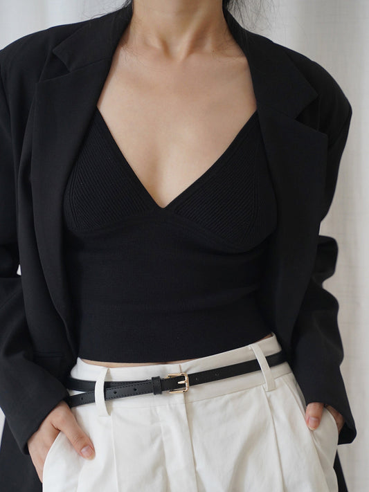 İki Yönlü Dana Derisi Kemer