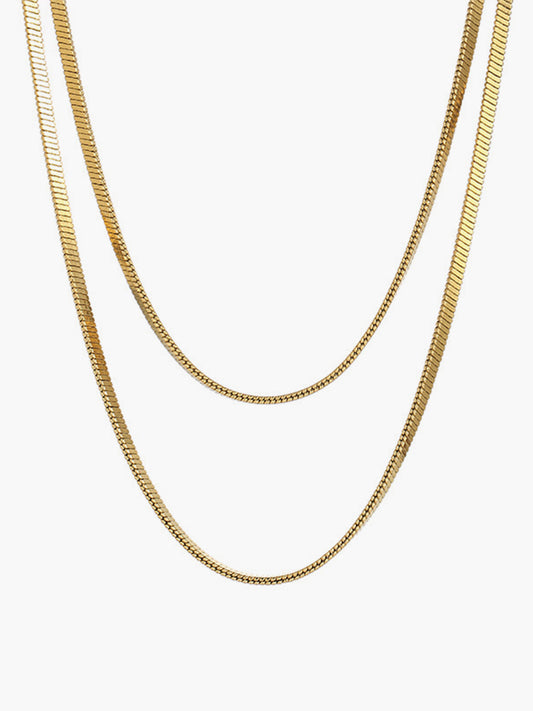 Yılan Zincir Katmanlı Kolye