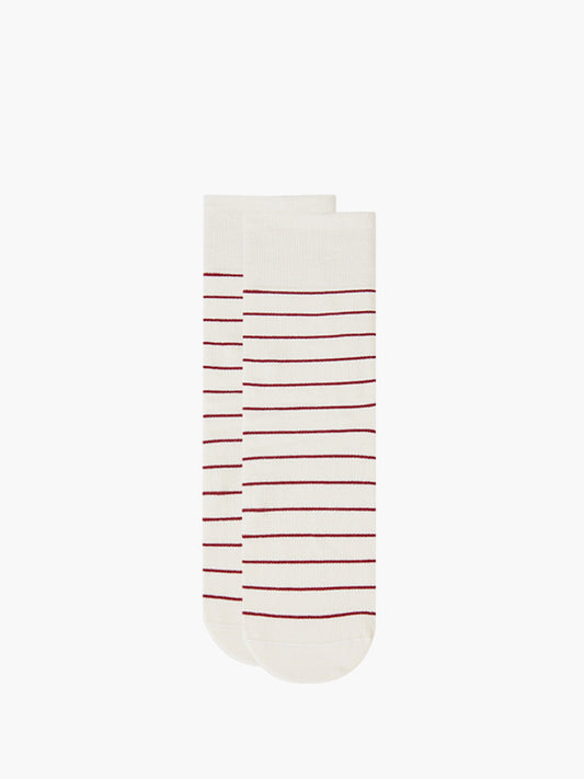 Kontrast Çizgili Stacking Çoraplar