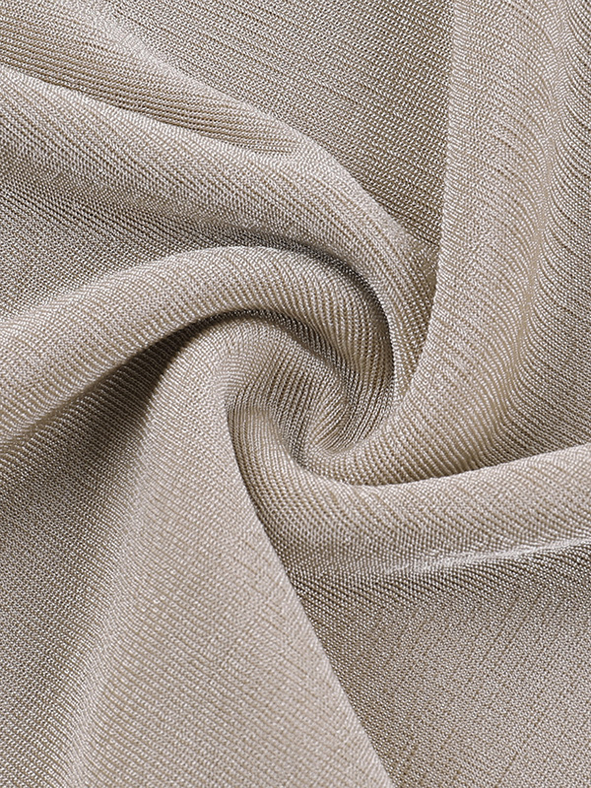 Düz Boyun Fırfırlı Uzun Kollu Bluz Haki Pileli