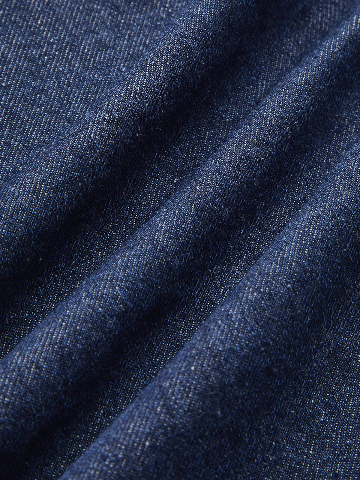 Retro Kot Yelek Mavi Kolsuz V Yaka