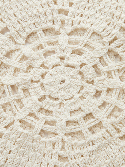 Şık Nakışlı Kroşe Bluz