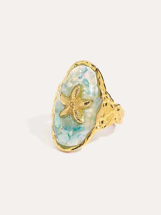 Altın Yıldız Balina Yüzüğü