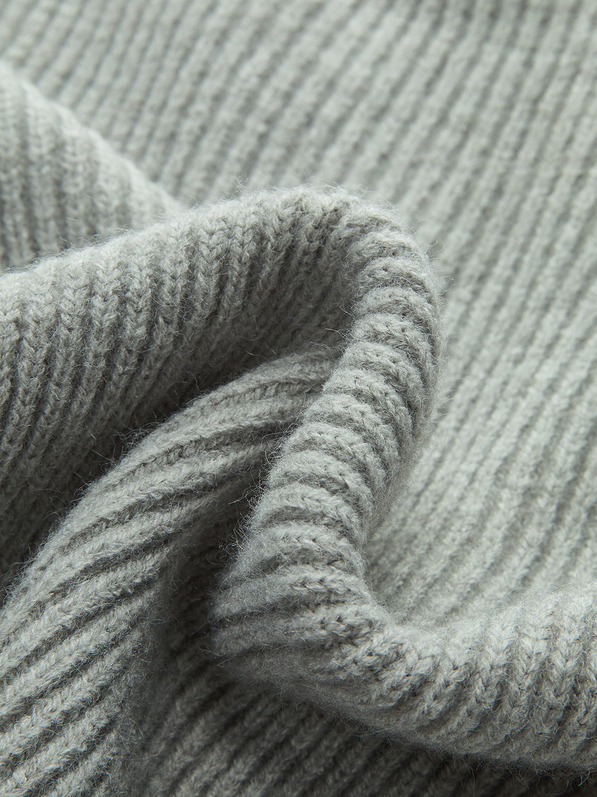 Rüya yakalı fermuarlı örgü dış giyim rahat ve şık tarz için