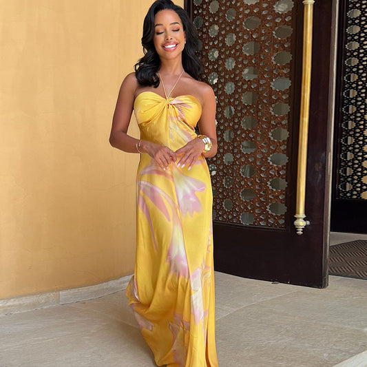 Madilyn | Dökümlü Uzun Elbise