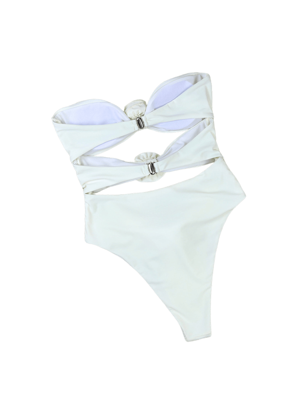 Rox Strapless Çiçekli Tek Parça Mayo