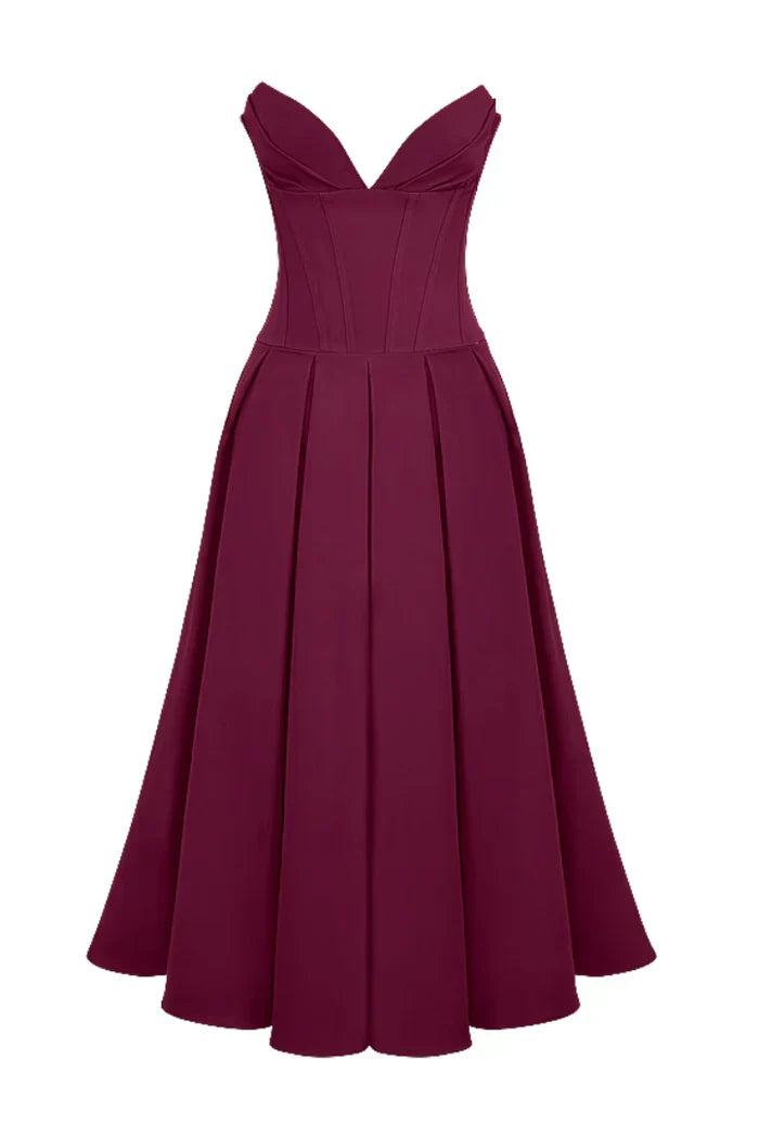 Lorelei | Korsaj Midi Abiye Elbise