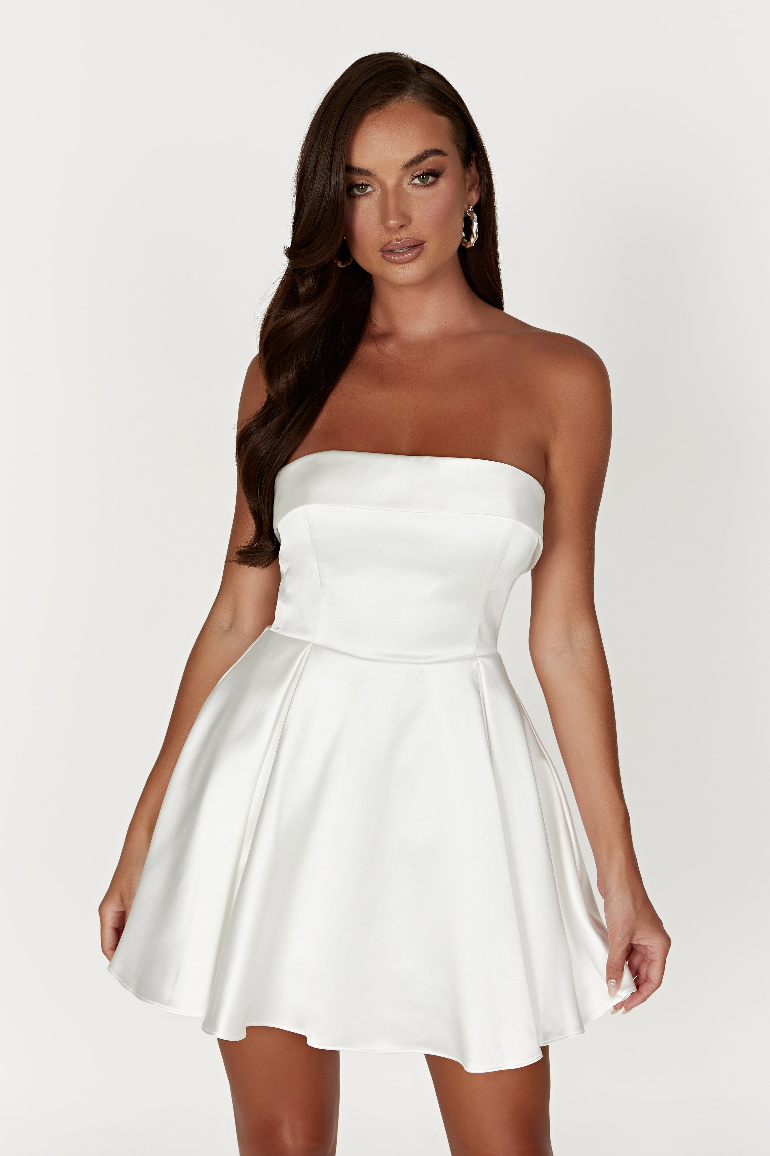 Eileen Mini Elbise - Beyaz