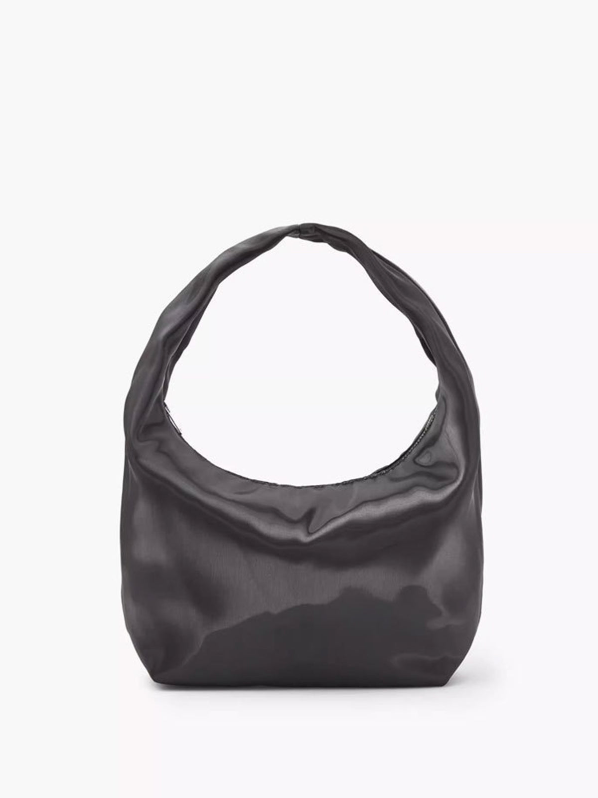 Saten Kızdırma Çanta Siyah Minimalist Tasarım