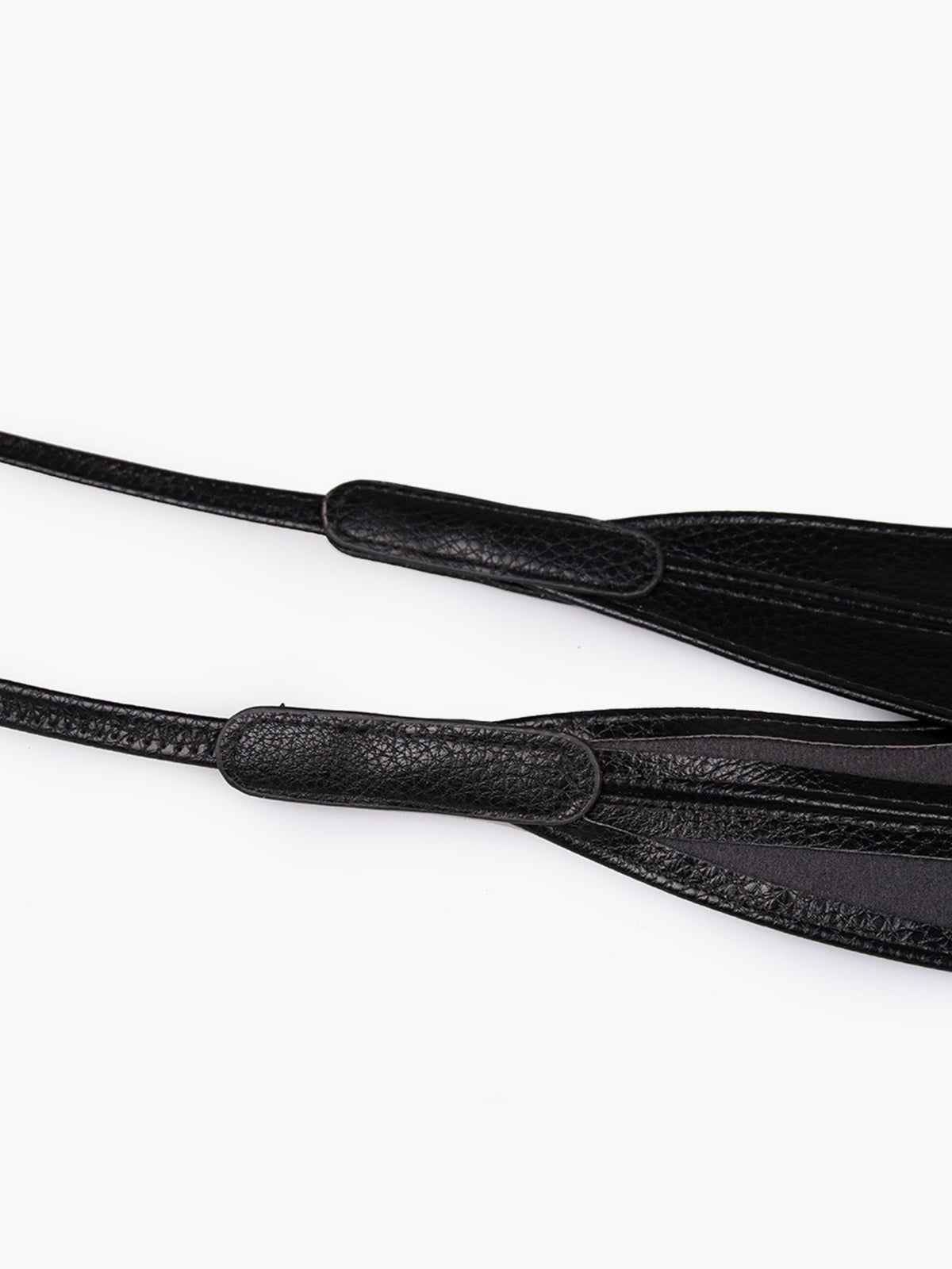 Geniş Şerit Kemer Siyah Suni Deri