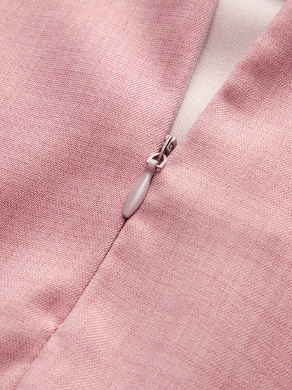 Halter Sırtı Açık Altın Düğmeli Abiye Kısa Elbise