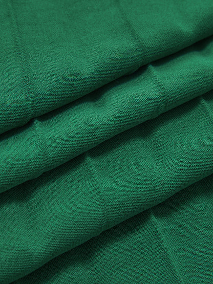 Halter Kuşaklı Pileli Abiye Midi Elbise