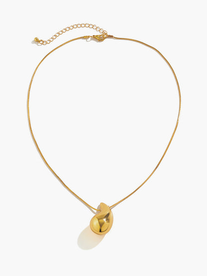 Parlak Virgül Kolye