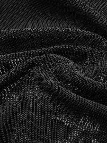 Dantel Şeffaf Kalp Yaka Korsaj Bodysuit