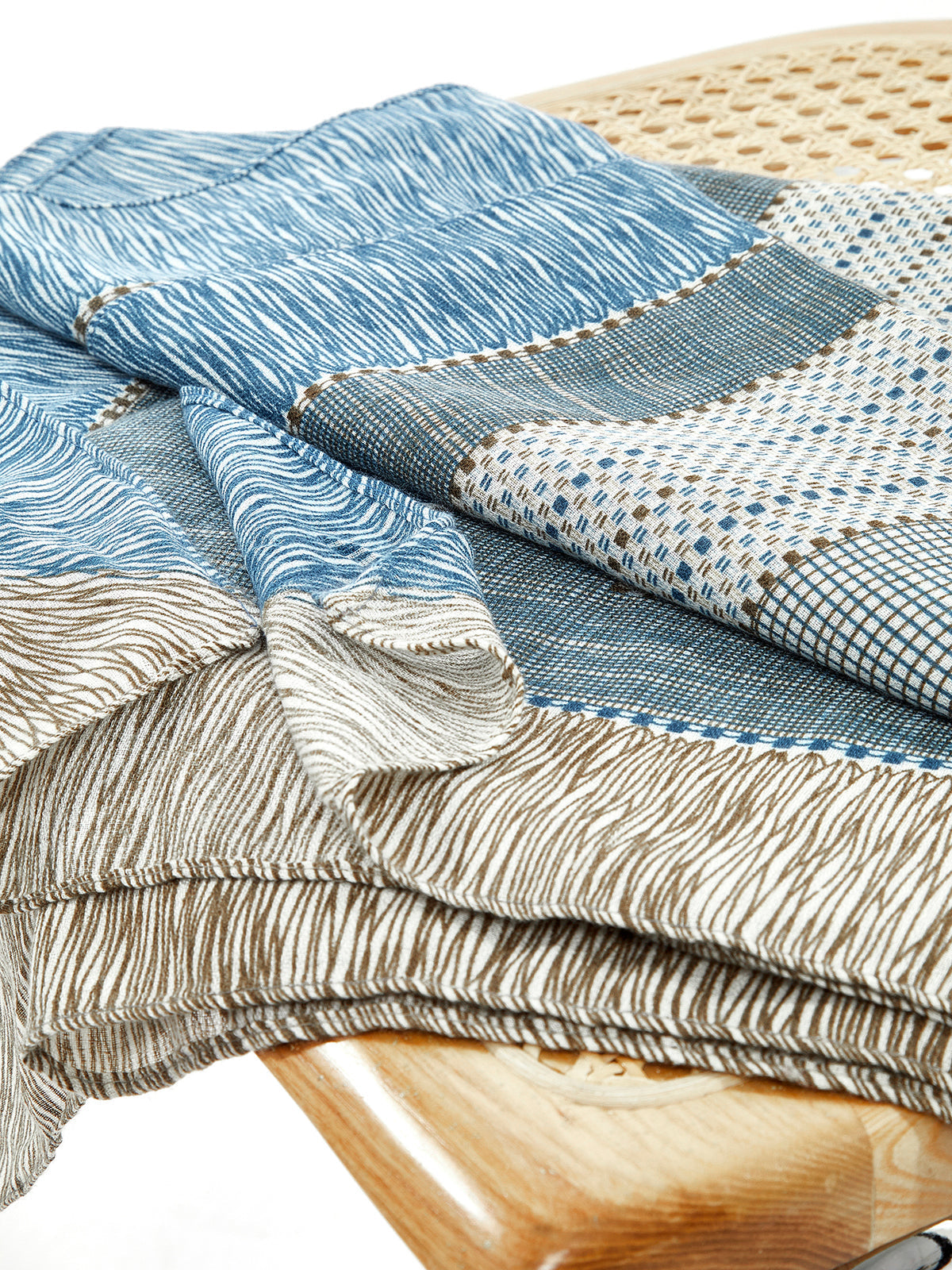 Renk Bloku Çok Amaçlı Şal