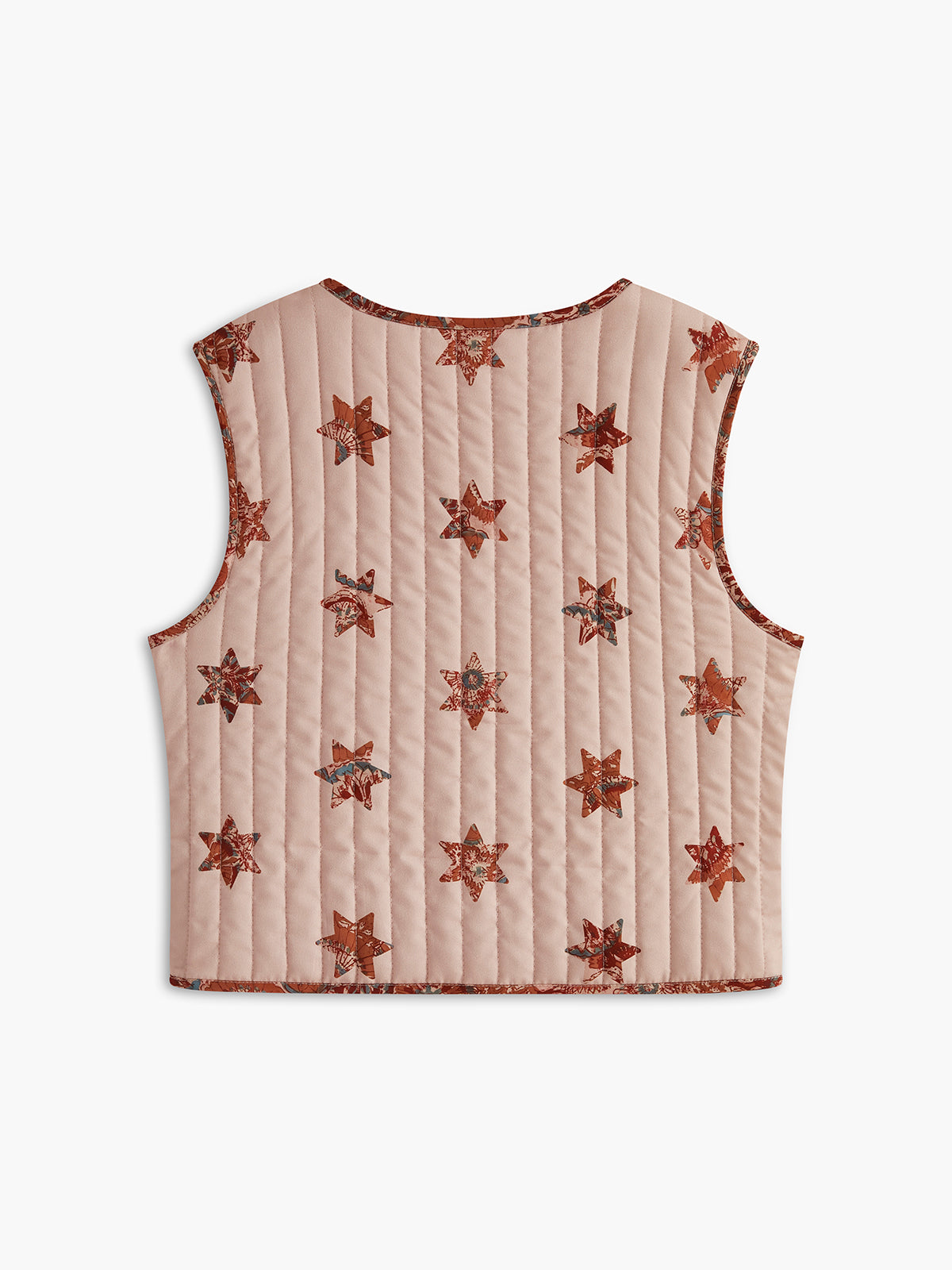 Boheme İki Taraflı Kravat Sırt Yeleği Pembe Çiçekli