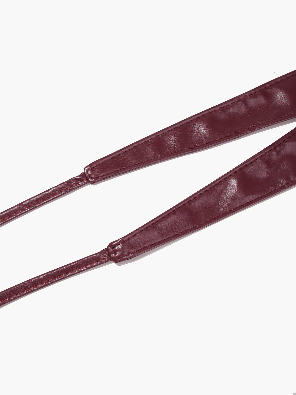 Fiyonklu Geniş Bel Kemer Siyah Poliüretan