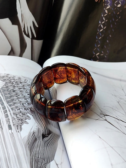 Mermer Kristal Doku Akrilik Bilezik