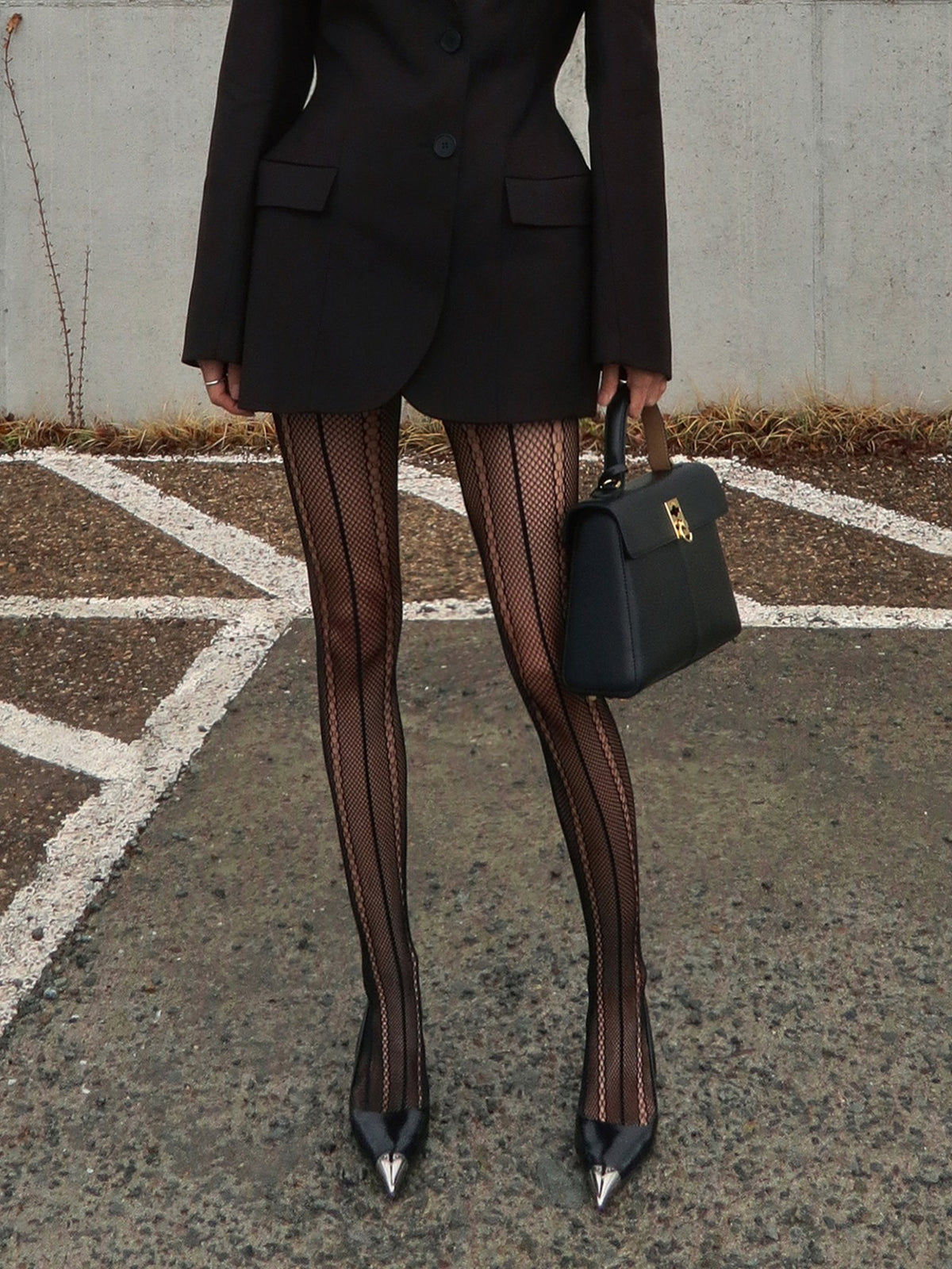 Hollow Şeffaf Yumuşak Dokulu Taytlar