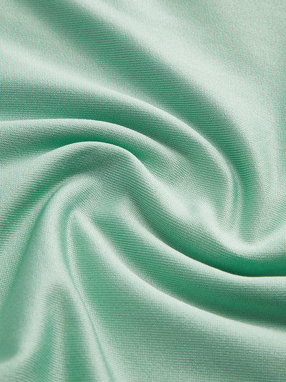 Şık Çapraz Sırt Kemerli Abiye Plise Elbise