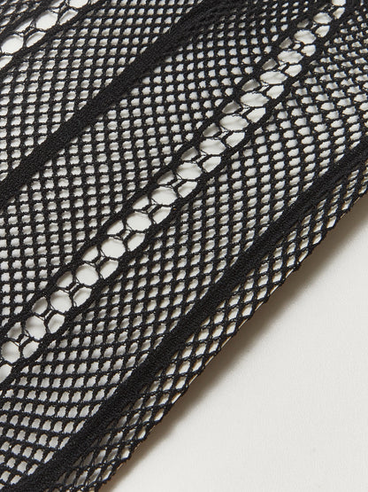 Hollow Şeffaf Yumuşak Dokulu Taytlar