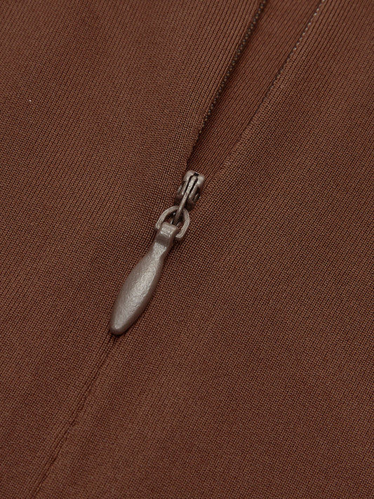 Kesik Panel Şık İnce Abiye Elbise