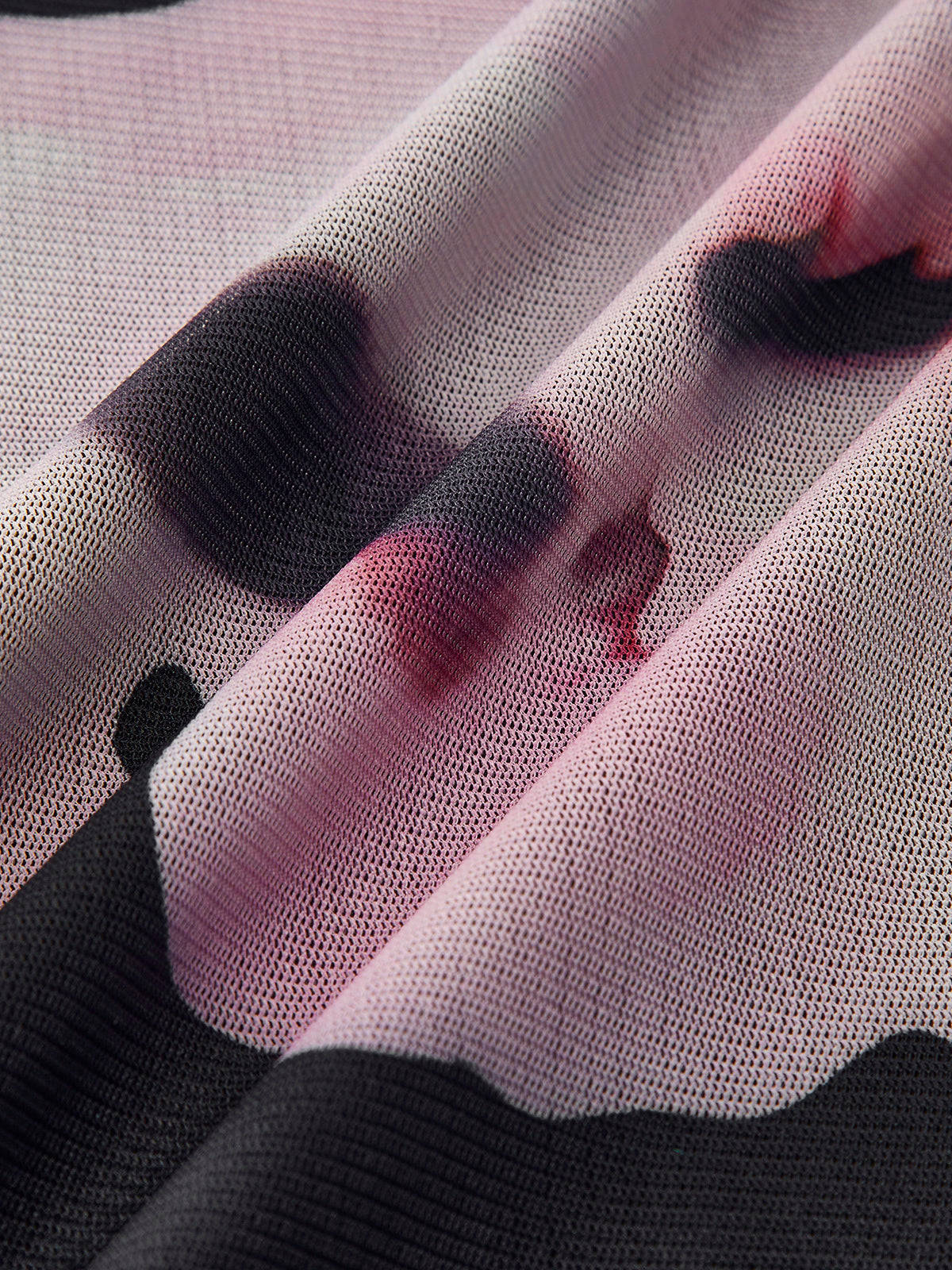 Şık Asimetrik Yaka ile Çiçek Desenli Açık Elbise