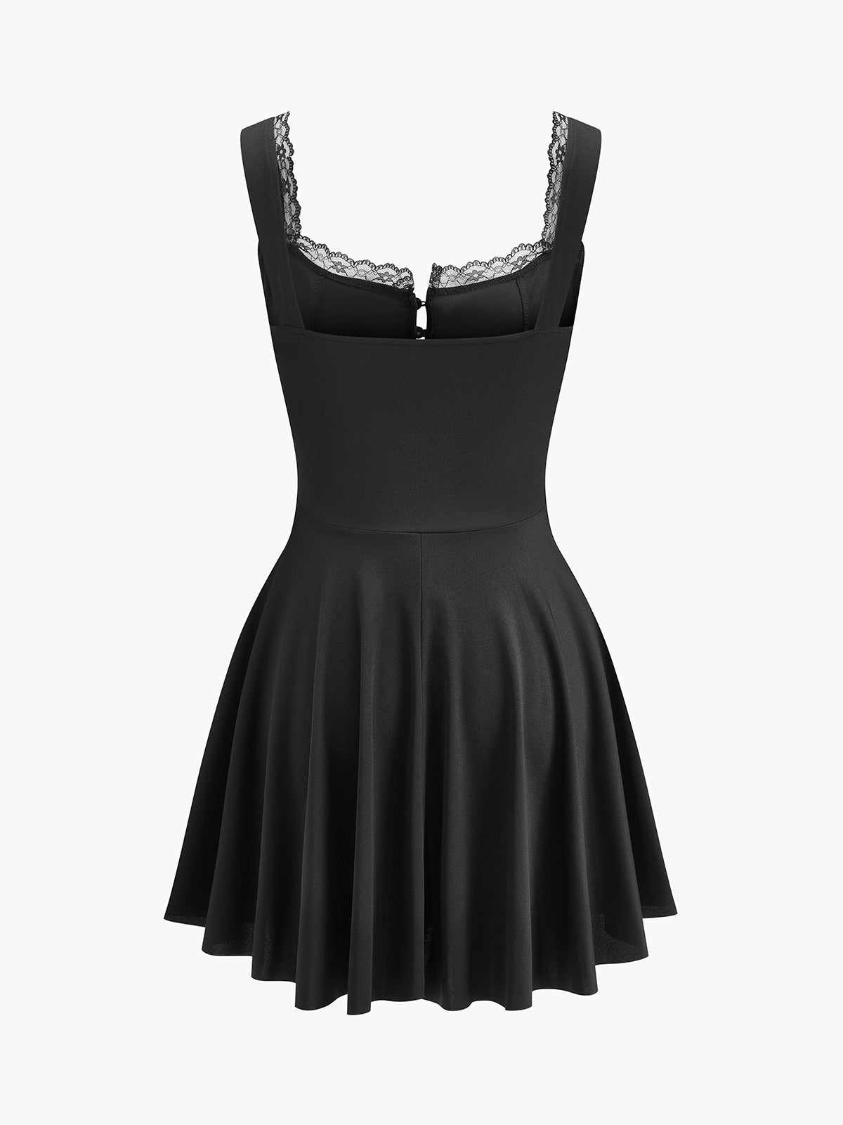 Şık Dantel Kenar Detaylı, Cazibeli Marul Kenarlı Abiye Elbise