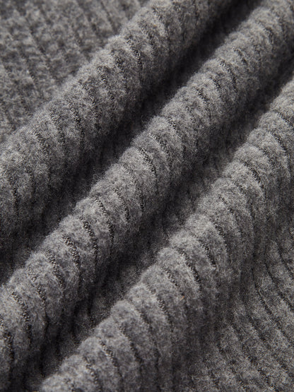 Şık Asimetrik Dar Kesim Soğuk Omuzlu Triko Üst