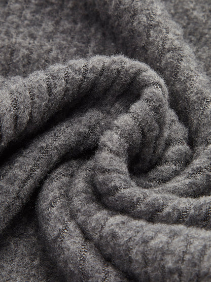 Şık Asimetrik Dar Kesim Soğuk Omuzlu Triko Üst