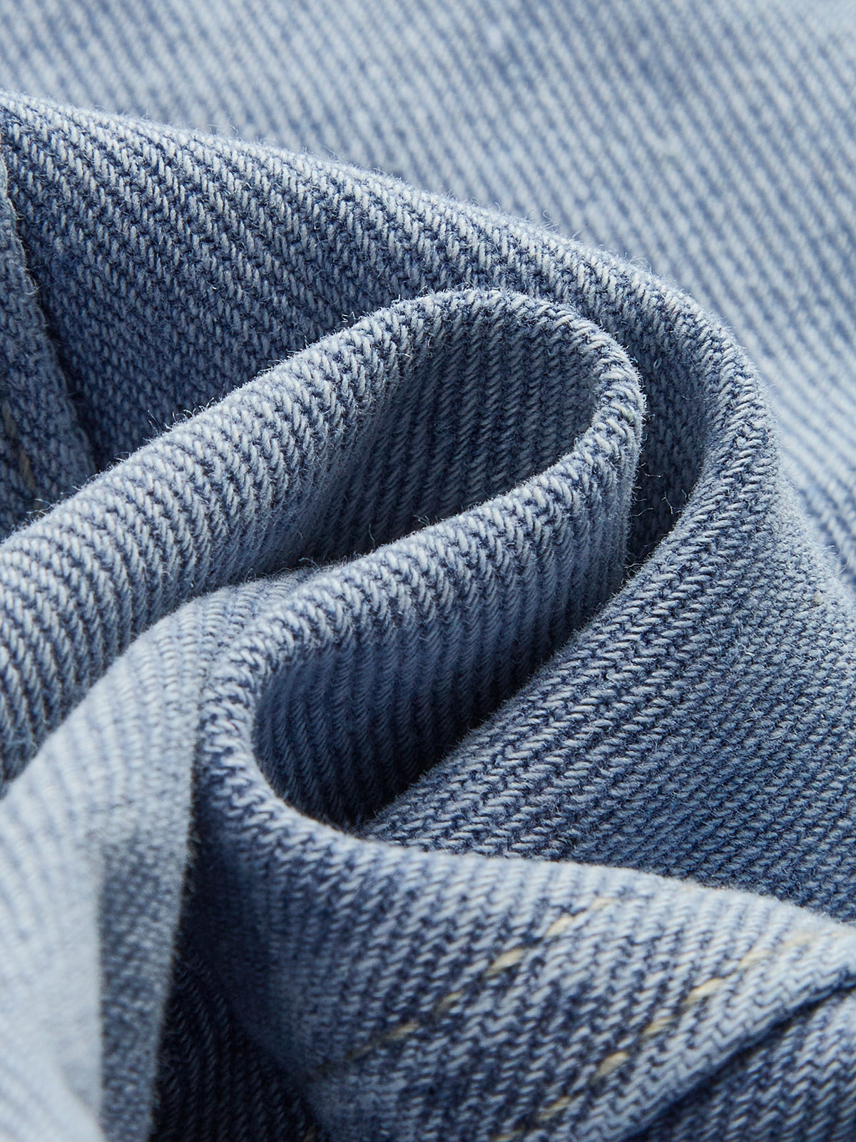 Kolsuz Kot Yelek Düğme Detaylı Mavi Crop Kesim