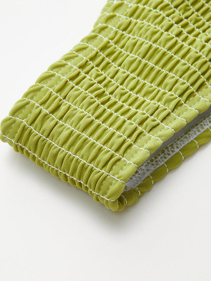 Şık Gipe Üçgen Bikini Şık Bağlama Askılarıyla