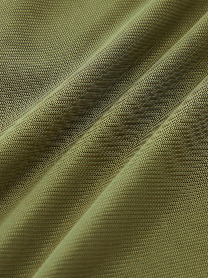 Şık Büzgülü Asimetrik Elbise File Kenar Detayıyla