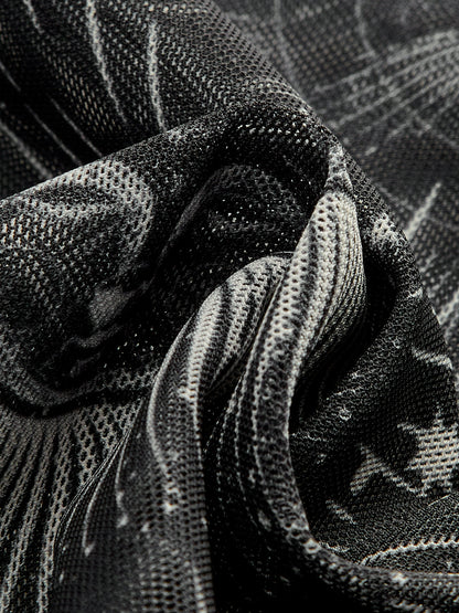 Gök Tasarım: Eşsiz Astroloji Baskılı Etek