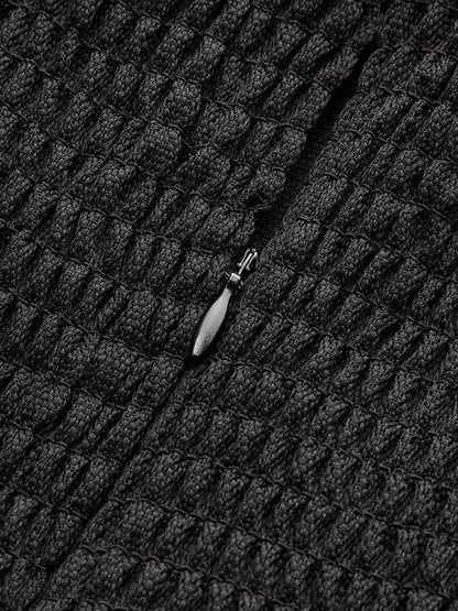 Şık Düğmeli Ön Halter Tulum ile Zahmetsiz Şıklık