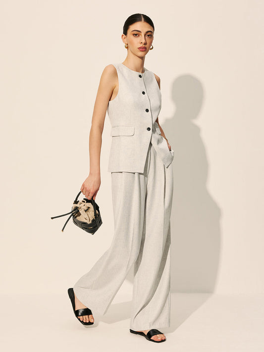 Şık Cepli Kolsuz Vücut Yeleği