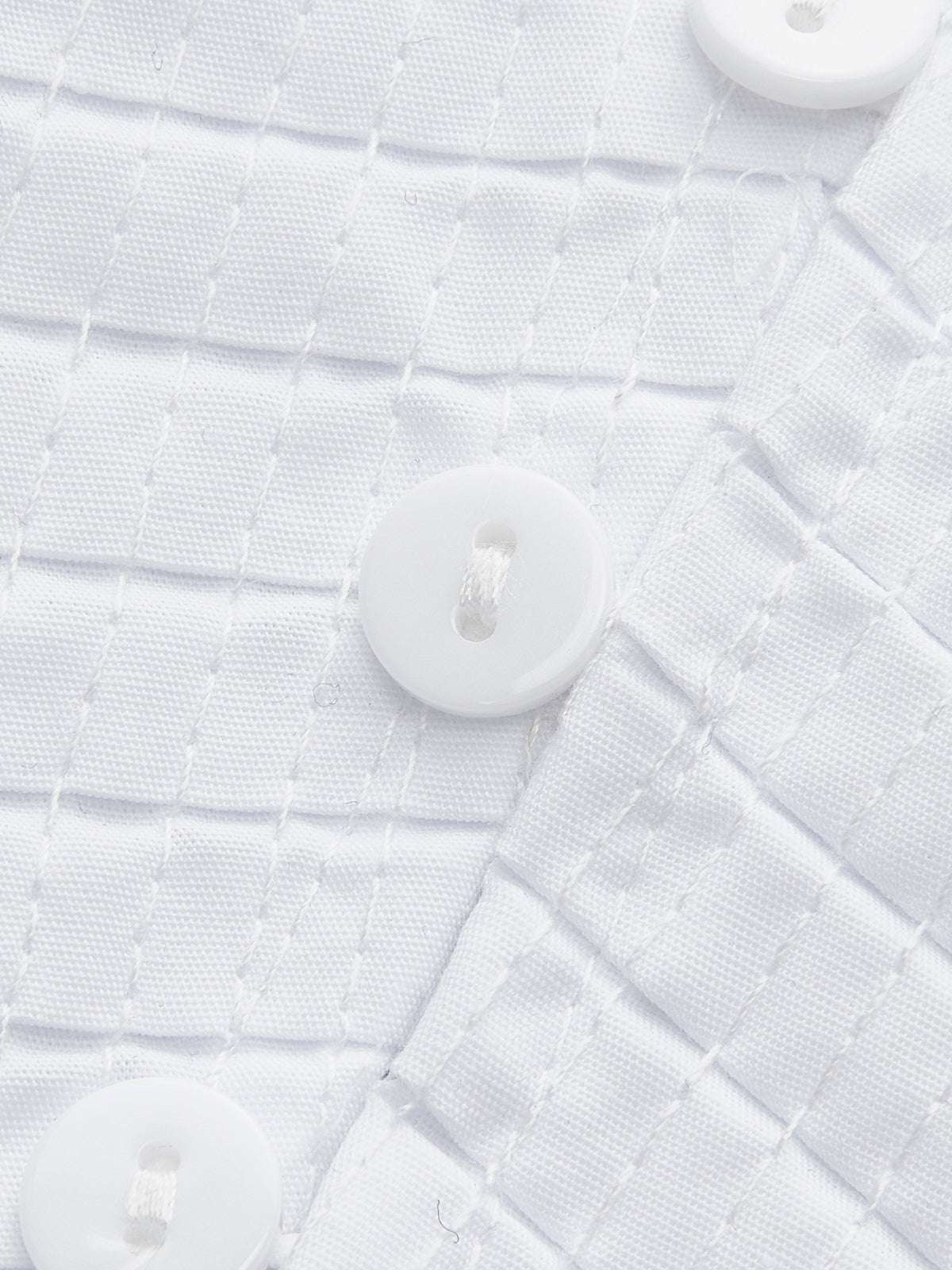 Şık Fırfırlı V Yaka Üst, Şık Düğme Detaylarıyla