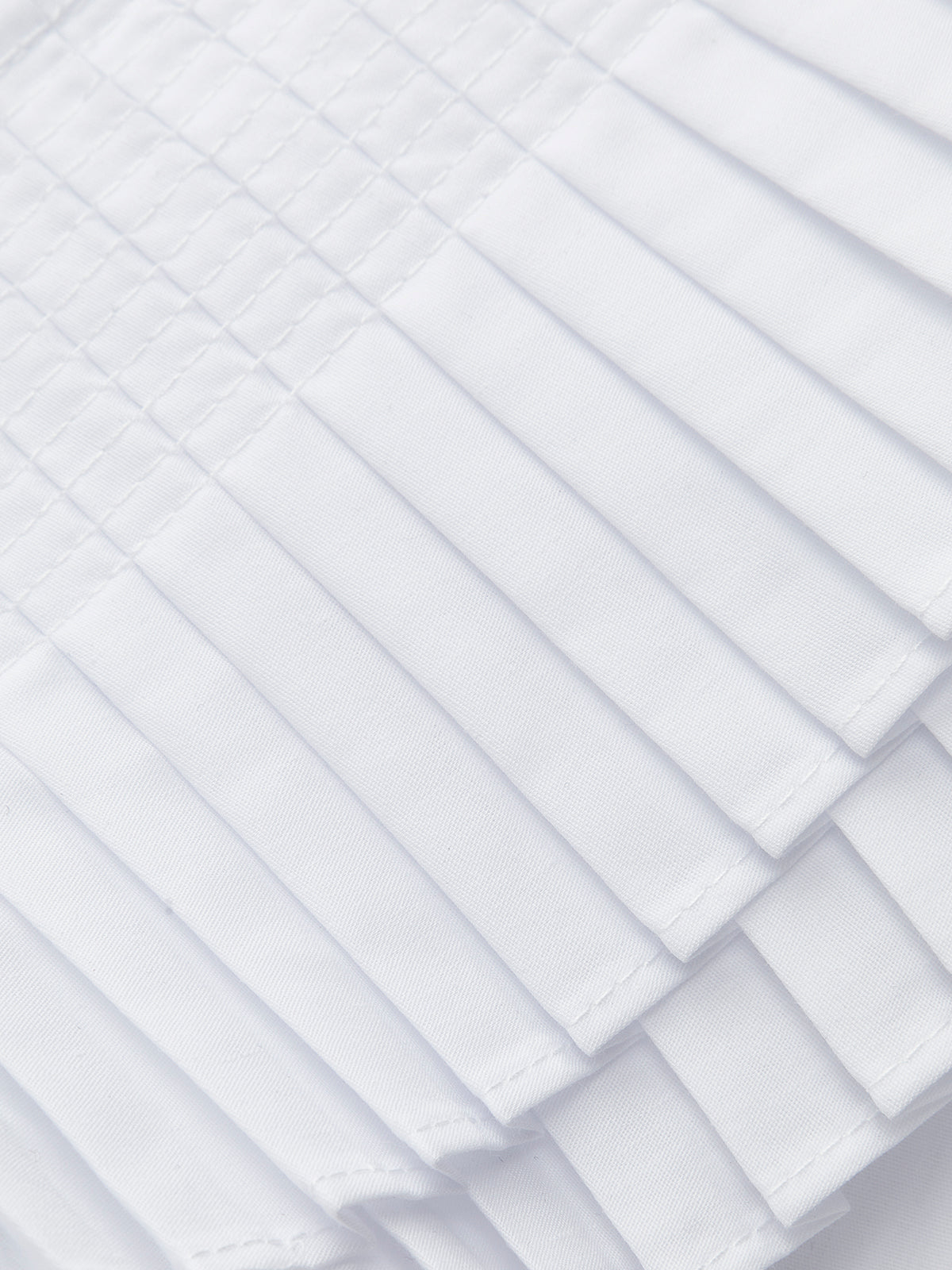 Şık Fırfırlı V Yaka Üst, Şık Düğme Detaylarıyla