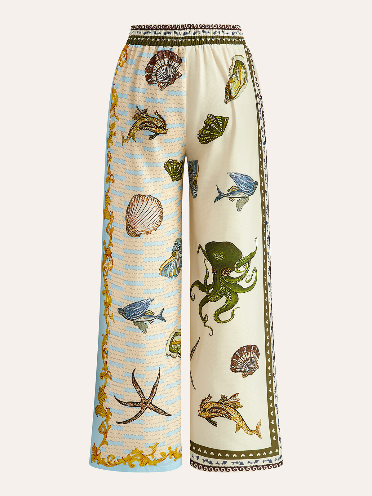 Şık Desenli Gömlek ve Şnorkel Pantolon Takımı