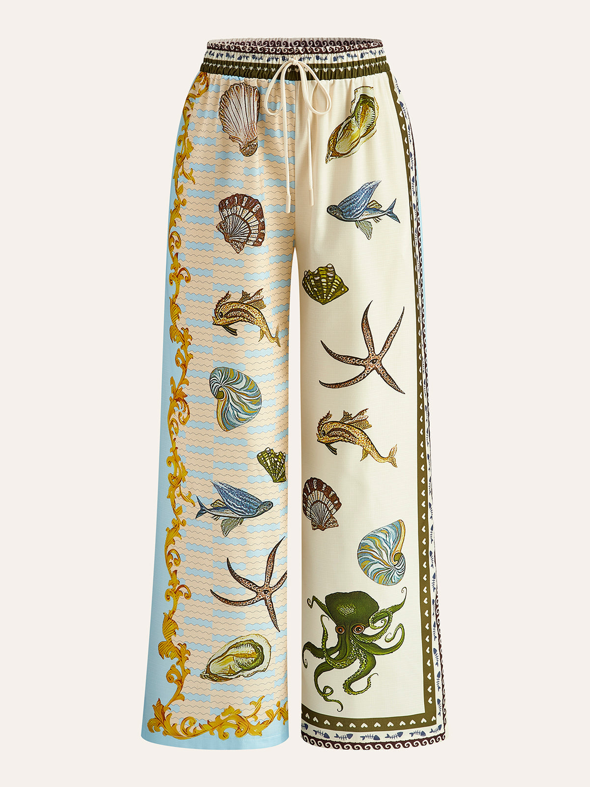 Şık Desenli Gömlek ve Şnorkel Pantolon Takımı