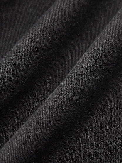 Şık Bir Görünüm İçin Orta Bel Renk Bloklu Kot Pantolon