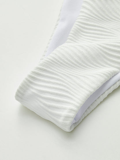 Şık Doku Detaylı Bikini Takımı Yazlık Mükemmel Görünüm