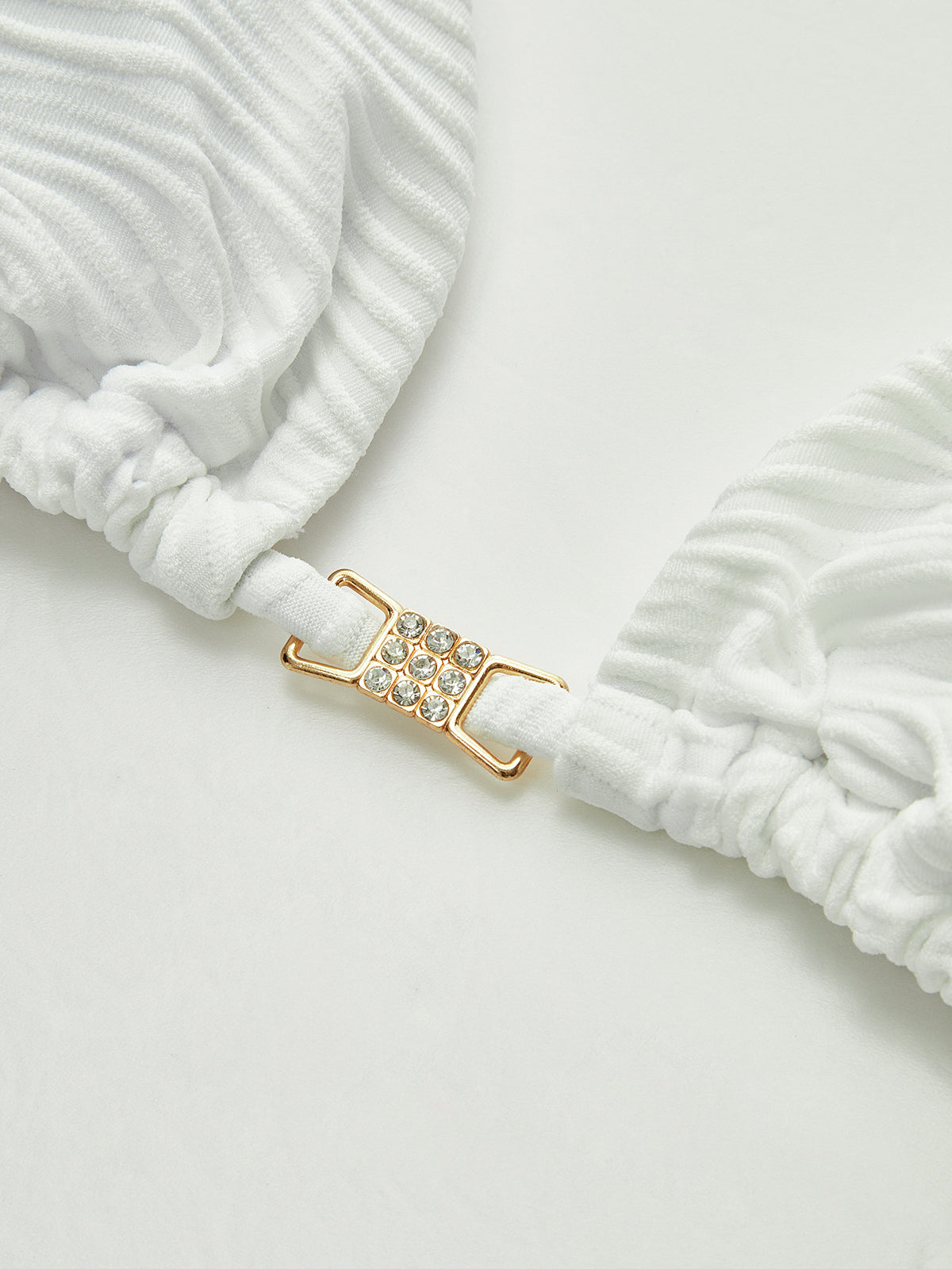 Şık Doku Detaylı Bikini Takımı Yazlık Mükemmel Görünüm