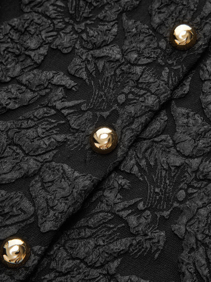 Dokușu Kabartmalı Fırfırlı Bluz