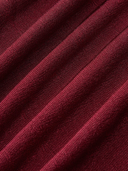 Drapeli Yakası Yarım Kol Tişört