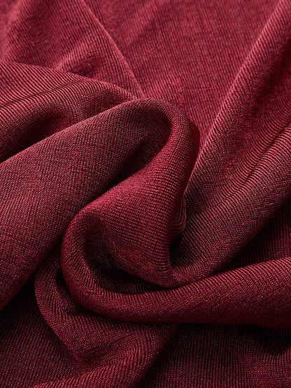 Drapeli Yakası Yarım Kol Tişört