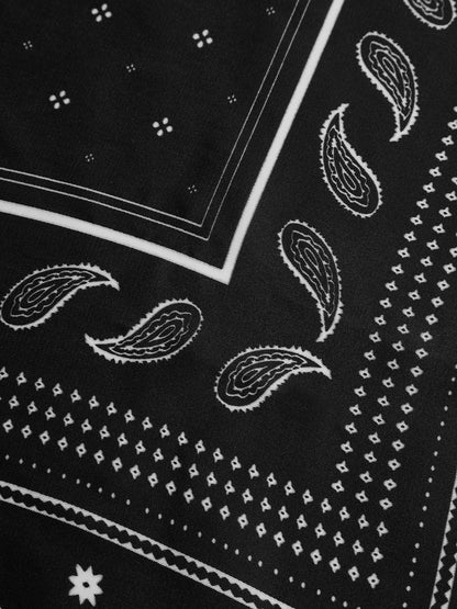 Kare Desenli Şık ve Trendy Paisley Eşarp