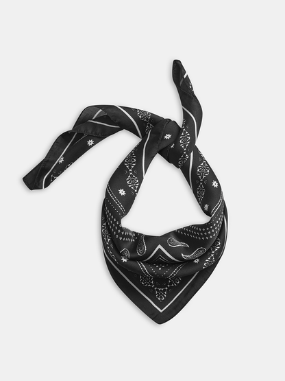 Kare Desenli Şık ve Trendy Paisley Eşarp